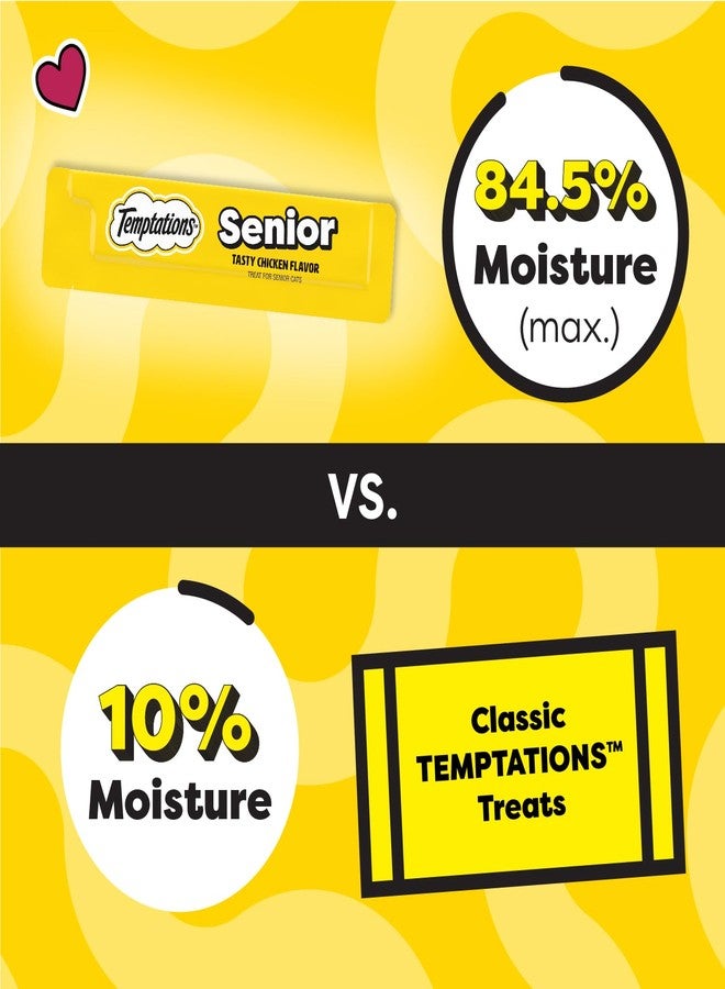 تيمبتيشنز مكافآت تمبتيشنز بيوريه للقطط الكبيرة، سهلة اللعق، بنكهة الدجاج اللذيذة، 4 أكياس (عبوة من 11 كيسًا) - Image 2